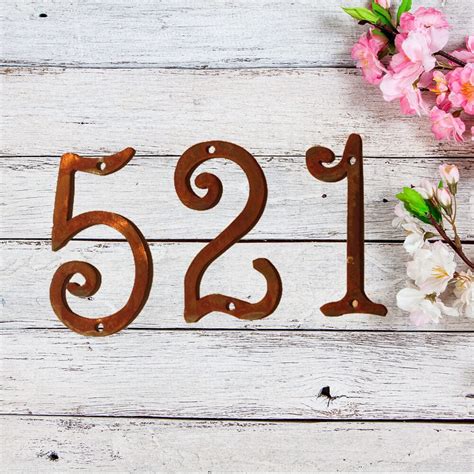 Fun Metal House Numbers (GAW) 